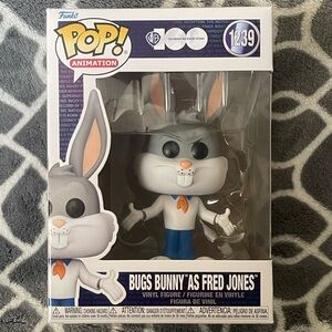 Funko Pop! Bugs Bunny As Fred Jones # 1239 ! Warner Brothers ! Looney Tunes !